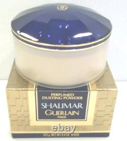 SHALIMAR by GUERLAIN Perfumed Dusting Powder 4.4 FL oz / 125 G (OLD BOX SCRATCH)