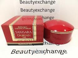 Samsara Guerlain Perfume Dusting Body Powder 4.4 oz Boxed