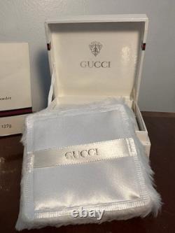 Sealed Authentic GUCCI Perfumed Dusting Powder withPuff 4.5 oz/127g in Box #12699