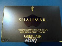 Sealed Guerlain Shalimar Paris 4.4 oz perfume parfum dusting body powder NOS