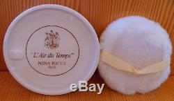 Sealed Nina Ricca 7oz 200g L'Air du Temps Perfumed Dusting Powder Refill France
