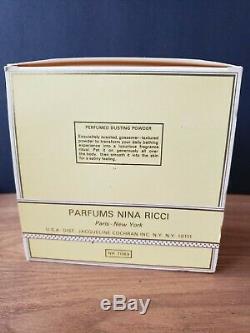 Sealed Vintage L'Air Du Temps Nina Ricci Perfume Dusting Powder Refill 6 oz RARE