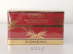 Sealed Vintage Yves Saint Lauren OPIUM Perfumed Dusting Powder 5.2 oz. Rare