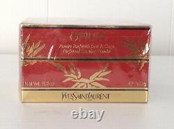 Sealed Vintage Yves Saint Lauren OPIUM Perfumed Dusting Powder 5.2 oz. Rare
