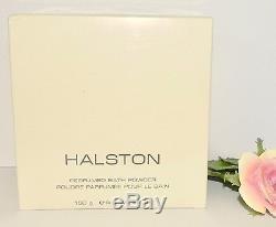 Sealed Vtg Original Halston Perfumed Bath Body Dusting Powder 150g Perfume NOS