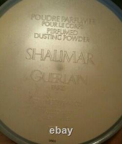 Shalimar 125g 4.4 oz Perfumed Dusting Powder Guerlain in Box
