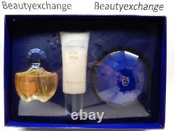 Shalimar Guerlain Perfume EDT Spray Shower Gel Dusting Powder Gift Set Sealed