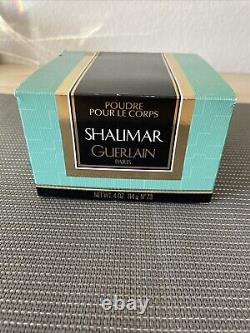 Shalimar Guerlain Perfumed Body Dusting Powder 4 OZ w Box 114g Sealed NEW 1983