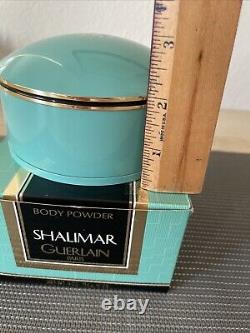 Shalimar Guerlain Perfumed Body Dusting Powder 4 OZ w Box 114g Sealed NEW 1983