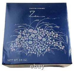 Shiseido Zen Dusting Powder Fragrance 3.5oz Vintage Japan Sealed In Box Japan