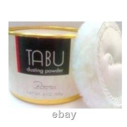 Tabu Dana Perfumed Dusting Body Powder 6oz/168g Jumbo Size Rare HTF New SEALED