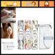 Talc-Free Body Powder Gift Set 3 Scents Lavender, Rose, Vanilla, Large Puff