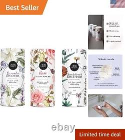 Talc-Free Perfumed Body Dusting Powder Set of 3 Rose, Lavender, Sandalwood