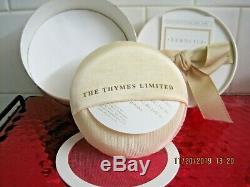 Thymes Limited Vintage Filigree Perfumed Dusting Powder New +sifter+puff Rare