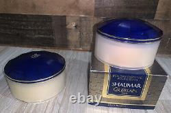 Two (2) Shalimar Guerlain Perfume Dusting Powder 125g PRE OWNED Read Description