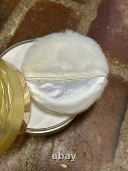UNOPENED Vintage Ciara Perfumed Dusting Power 6 oz Amber Art Nouveau Lid NOS
