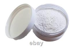 Unscented Silk Dusting Powder Gift Set 8 oz Jar Silk Powder and Fluffy Flee