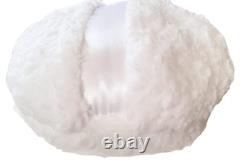 Unscented Silk Dusting Powder Gift Set 8 oz Jar Silk Powder and Fluffy Flee