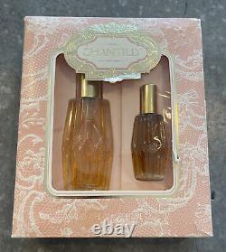 Unused in Box CHANTILLY Dusting Powder + Perfume Set Dana Houbigant Mist