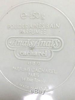 VINTAGE ANAIS ANAIS CACHAREL PERFUMED DUSTING POWDER MADE IN FRANCE (150g)