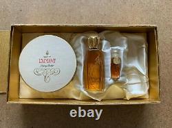 VINTAGE COTY L'AIMANT DUSTING POWDER 1.2oz PARFUM DE TOILETTE MINI PERFUME SET