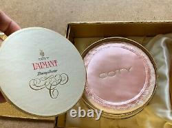 VINTAGE COTY L'AIMANT DUSTING POWDER 1.2oz PARFUM DE TOILETTE MINI PERFUME SET