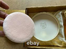 VINTAGE COTY L'AIMANT DUSTING POWDER 1.2oz PARFUM DE TOILETTE MINI PERFUME SET