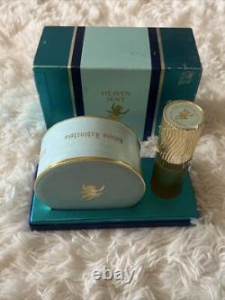 VINTAGE HELENA RUBINSTEIN HEAVEN SENT PERFUME Dusting Powder Set RARE 1960's