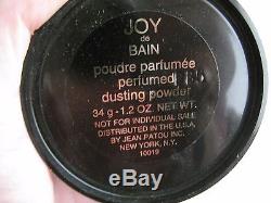 Vintage Joy Jean Patou Perfume 25 ML Edt & Dusting Powder 1.2 Oz In Box