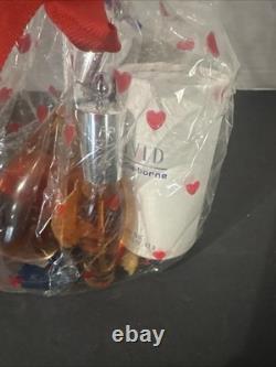 VINTAGE Liz Claiborne Vivid 5-Pc Gift Bag Set 1.7oz EDT, Body Talc, Minis New