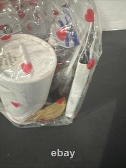 VINTAGE Liz Claiborne Vivid 5-Pc Gift Bag Set 1.7oz EDT, Body Talc, Minis New