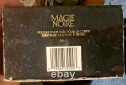 VINTAGE MAGIE NOIRE BY LANCOME PERFUMED DUSTING POWDER HUGE 6 OZ 170g. NEW