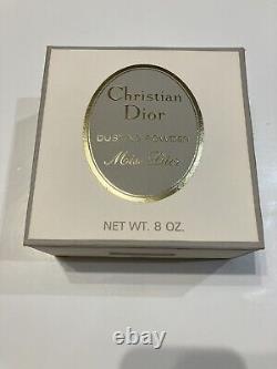 VINTAGE MISS DIOR BY CHRISTIAN DIOR DUSTING POWDER PUFF 8 OZ/240g