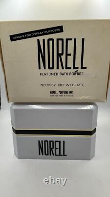 VINTAGE NORELL PERFUMED DUSTING POWDER 6.0 oz. By NORELL PERFUMES INC. NIB RARE