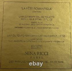 VINTAGE Nina Ricci L'Air Du Temps Toilette Spray 1.7oz Dusting Powder 3.5oz NWB