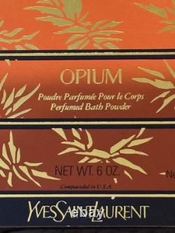 VINTAGE, Opium Perfumed Soap, Body Oil, Dusting Powder, perfumes, New No Box