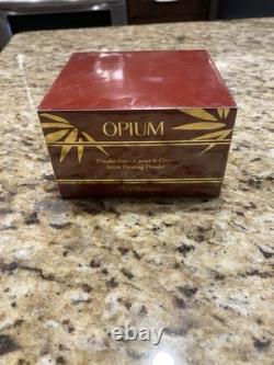 VINTAGE Opium by Yves Saint Laurent Satin Dusting Powder (5.2 fl oz) Sealed