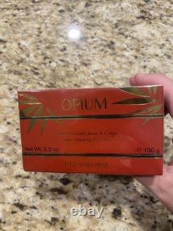 VINTAGE Opium by Yves Saint Laurent Satin Dusting Powder (5.2 fl oz) Sealed