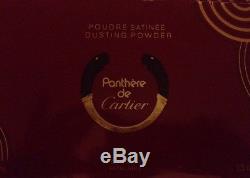 Vintage Panthere Must De Cartier Poudre Satinee Perfume Dusting Powder New Vtg