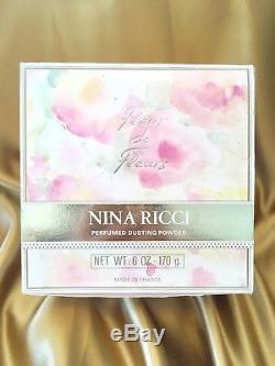 VINTAGE Rare Nina Ricci FLEUR de FLEURS 6 oz Dusting Powder NIB US Seller