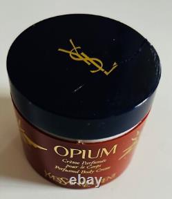 VINTAGE YSL OPIUM PERFUMED DUST POWDER 5.2oz, Parfum Extrait 7.5ml & Body Cream