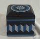 Vintage Yves Saint Laurent Rive Gauche Perfumed Dusting Powder In Ceramic Dish
