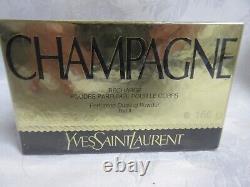 VINTAGE Yves Saint Laurent Champagne Perfumed Dusting Powder 5.2 OZ NEW SEALED