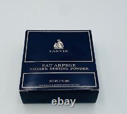 VINTAGEArpege Lanvin SHAKER DUSTING POWDER2.75 OzNEVER USEDSealed Top