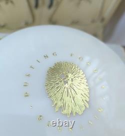 VTG 1960s Guerlain SHALIMAR 8 Oz (227g) Dusting Powder with Puff