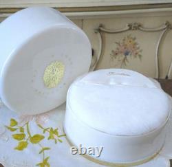 VTG 1960s Guerlain SHALIMAR 8 Oz (227g) Dusting Powder with Puff