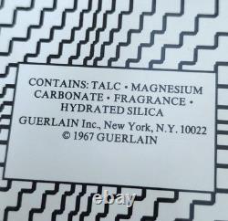 VTG 1960s Guerlain SHALIMAR 8 Oz (227g) Dusting Powder with Puff