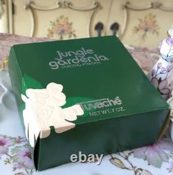 VTG 1970s Tuvache JUNGLE GARDENIA Dusting Powder 7 Oz SEALED with Puff