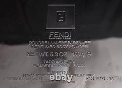 VTG 1980s FENDI Perfumed Body Powder 5.3 oz 150g Bethco Boxed Rare Unused
