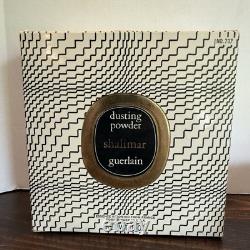 VTG Guerlain Shalimar Perfumed Dusting Powder 8 Oz. Sealed Container Talc